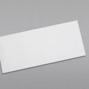 Front of a #10 Regular Envelope Blue FDIC Security Tint with Regular Gum