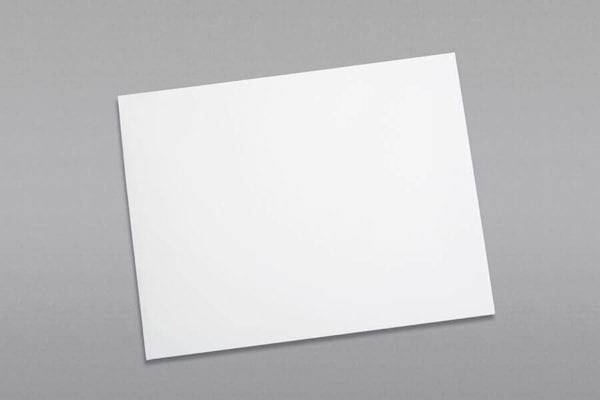 Front of a 10 x 13 Catalog Envelope 28# White Wove with Regular Gum