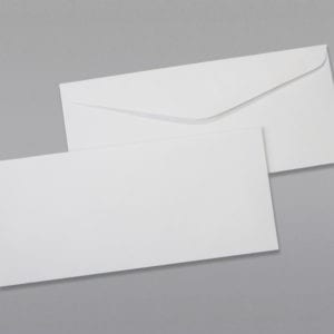 Front and back of a #11 Regular Envelope with Regular Gum