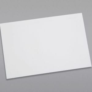 Front of a 6 x 9 Booklet Envelope 24# White Wove with Regular Gum