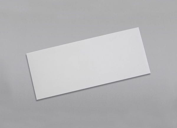 Front of a 8 5/8 Regular Envelope with Regular Gum