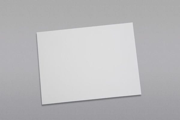 Front of a 9 x 12 Booklet Envelope 28# White Wove with Regular Gum