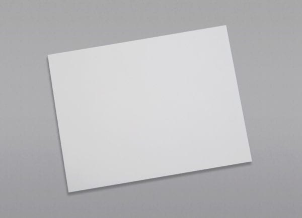 Front of a 9 x 12 Catalog Envelope 28# White Wove with Regular Gum