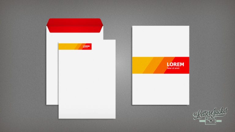 How to use a booklet envelope.