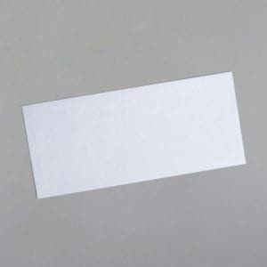 Front of a #10 Regular Envelope Blue Security Tint with Peel & Stick