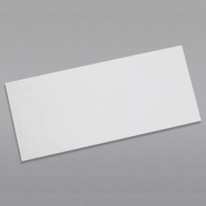 Front of a #10 Regular Envelope Black Security Tint with Peel & Stick