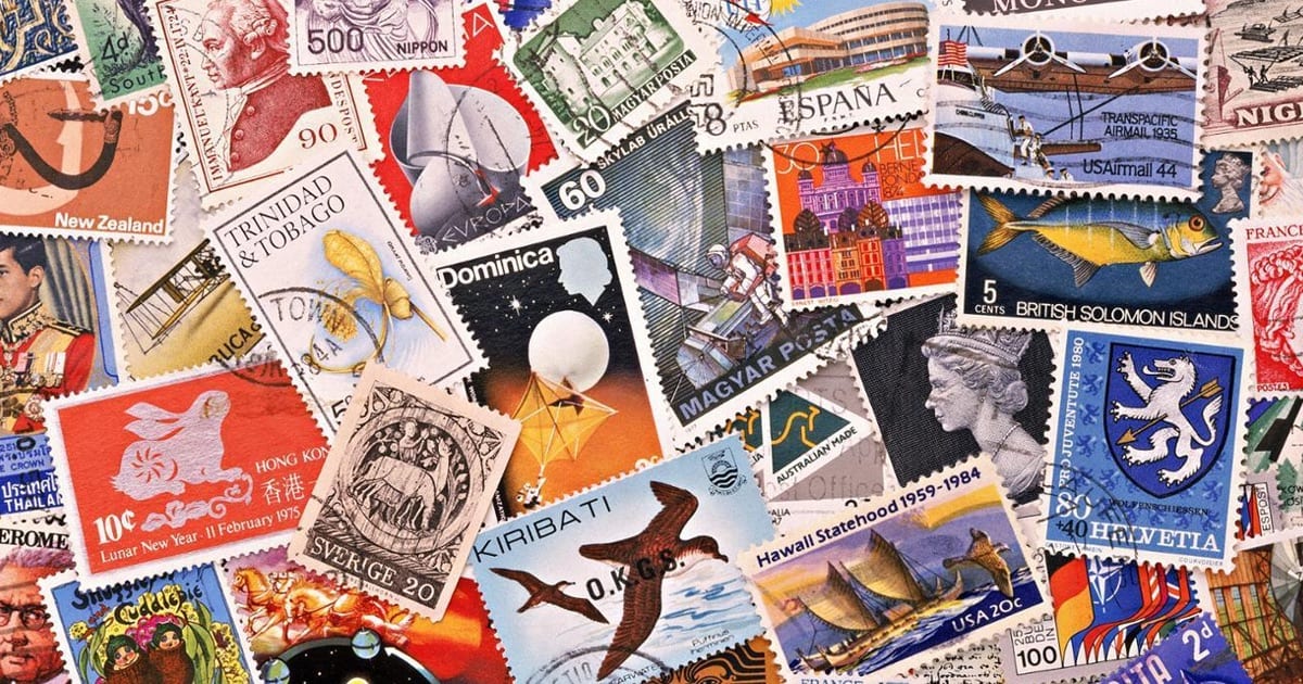 The first postage stamp, History of postal stamps
